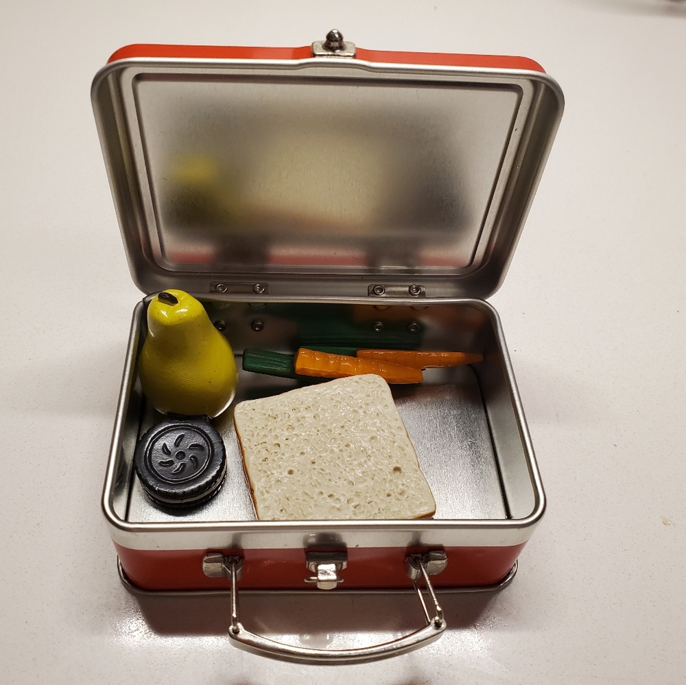 American Girl Molly School Red Lunch Box Retired